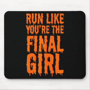 Ren Als Jij De Grappige Halloween Horrorfilm Bent Muismat