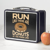 Ren alsof er donuts marathon runner is (In situ)