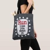 Ren alsof je het bedoelt Canvas tas (Dichtbij)