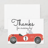 REN AUTO BEDANKT KAART (Voorkant / Achterkant)