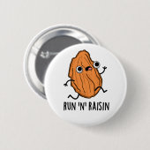 Ren en Raisin Grappige Voedsel Woordspeling Ronde Button 5,7 Cm (Voorkant /achterkant)