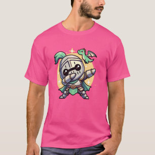 Ren Faire Dabbing Middeleeuwse Ridder Dragon Funny T-shirt