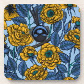 Ren in de rozen bier onderzetter (Voorkant)