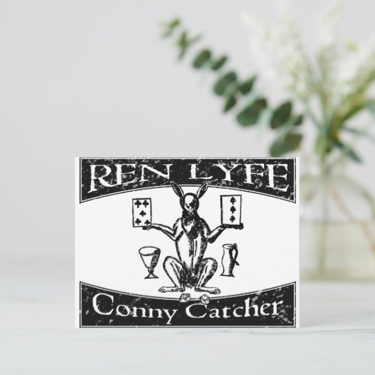 Ren Lyfe: Verstoorde Robert Greene Conny-Catcher Briefkaart (Staand voorkant)