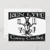 Ren Lyfe: Verstoorde Robert Greene Conny-Catcher Briefkaart (Voorkant / Achterkant)