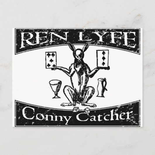 Ren Lyfe: Verstoorde Robert Greene Conny-Catcher Briefkaart (Voorkant)