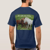 Ren met de paarden t-shirt (Achterkant)