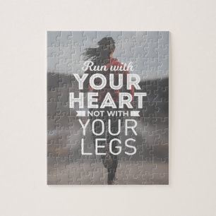 Ren met je hart legpuzzel