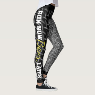 Ren nu, bier later leggings