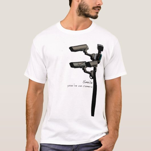 Ren op je camera t-shirt (Voorkant)