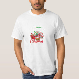Ren op koffie en Kerstmis T-shirt