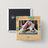 Ren! Red ons zelf! Vierkante Button 5,1 Cm (Voorkant /achterkant)