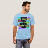 Ren terug glimlachen, Ra... T-shirt (Voorkant volledig)