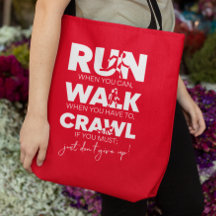 Ren... Walk... kruipen... Geef het gewoon niet op!