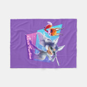 Rena Furtive Graphic Fleece Deken (Voorkant (Horizontaal))