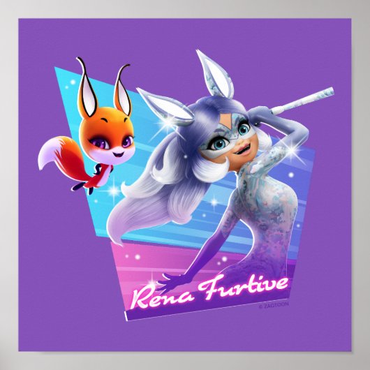 Rena Furtive Graphic Poster (Voorkant)