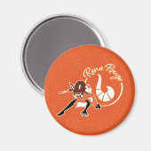 Rena Rouge Badge Magneet (Voorkant / Achterkant)