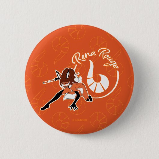 Rena Rouge Badge Ronde Button 5,7 Cm (Voorkant)