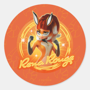 Rena Rouge Circle Badge Ronde Sticker