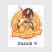 Rena Rouge Circle Badge Sticker (Vel)