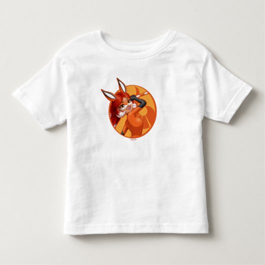 Rena Rouge Oranje Badge Kinder Shirts (Voorkant)