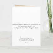 Renaissance Angel Christmas Kaarten Pinturicchio (Achterkant)