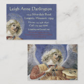 Renaissance Angel Chubby Carte de visite Melozzo (Devant / Derrière)