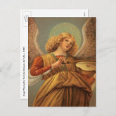 Renaissance Angel die Violin Melozzo da Forli spee Feestdagenkaart (Voorkant / Achterkant)