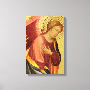 Renaissance Angel van de kapitein van het Bambino Canvas Afdruk