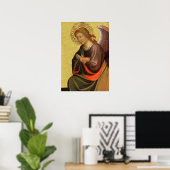 Renaissance Angel van de kapitein van het Bambino  Poster (Thuiskantoor)