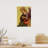 Renaissance Angel van de kapitein van het Bambino  Poster (Keuken)
