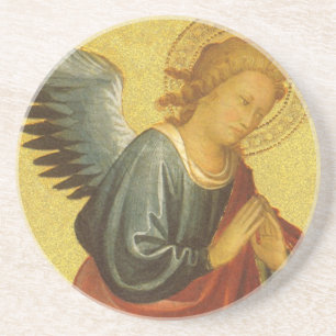 Renaissance Angel van de kapitein van het Bambino Zandsteen Onderzetter