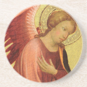 Renaissance Angel van de kapitein van het Bambino  Zandsteen Onderzetter