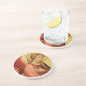 Renaissance Angel van de kapitein van het Bambino  Zandsteen Onderzetter (Zijkant)