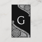 RENAISSANCE ARCHITECT ,ARCHITECTUUR Monogram 1 Visitekaartje (Achterkant)