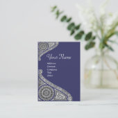 RENAISSANCE ARCHITECT, ARCHITECTUUR MONOGRAM 4 bla Visitekaartje (Staand voorkant)