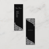 RENAISSANCE ARCHITECT, architectuur, zwart-wit Mini Visitekaartje (Voorkant / Achterkant)