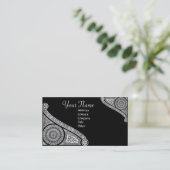 RENAISSANCE ARCHITECT, architectuur, zwart-wit Visitekaartje (Staand voorkant)