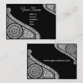 RENAISSANCE ARCHITECT, architectuur, zwart-wit Visitekaartje (Voorkant / Achterkant)