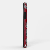 RENAISSANCE ARCHITECT Red Burgundy Monogram Case-Mate iPhone Case (Achterkant/rechts)