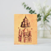 RENAISSANCE ARCHITECTURAAL PROJECT, perkament Briefkaart (Staand voorkant)