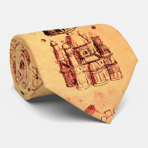 RENAISSANCE ARCHITECTURAL DRAWING DOOR Leonardo Stropdas