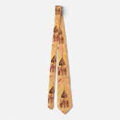 RENAISSANCE ARCHITECTURAL DRAWING DOOR Leonardo Stropdas (Achterkant)