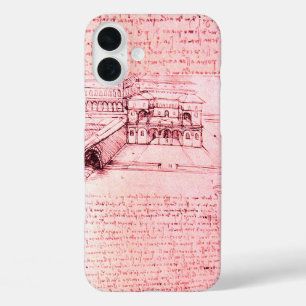 RENAISSANCE ARCHITECTUUR, ARCHITECT, ENGINEER, roz iPhone 16 Plus Hoesje
