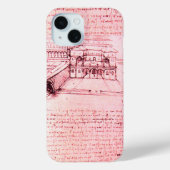 RENAISSANCE ARCHITECTUUR, ARCHITECT, ENGINEER, roz Case-Mate iPhone Case (Achterkant)