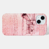 RENAISSANCE ARCHITECTUUR, ARCHITECT, ENGINEER, roz Case-Mate iPhone Case (Achterkant (horizontaal))