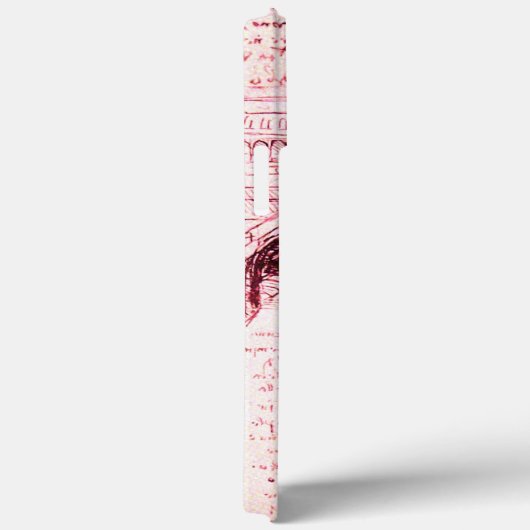 RENAISSANCE ARCHITECTUUR, ARCHITECT, ENGINEER, roz Case-Mate iPhone Case (Achterkant / Rechts)