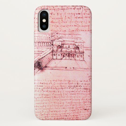 RENAISSANCE ARCHITECTUUR, ARCHITECT, ENGINEER, roz Case-Mate iPhone Case (Achterkant)
