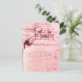 RENAISSANCE ARCHITECTUUR, VILLE PROJECT, Pink Briefkaart (Staand voorkant)