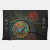 Renaissance Art Abstrait serviette de cuisine (Horizontal)